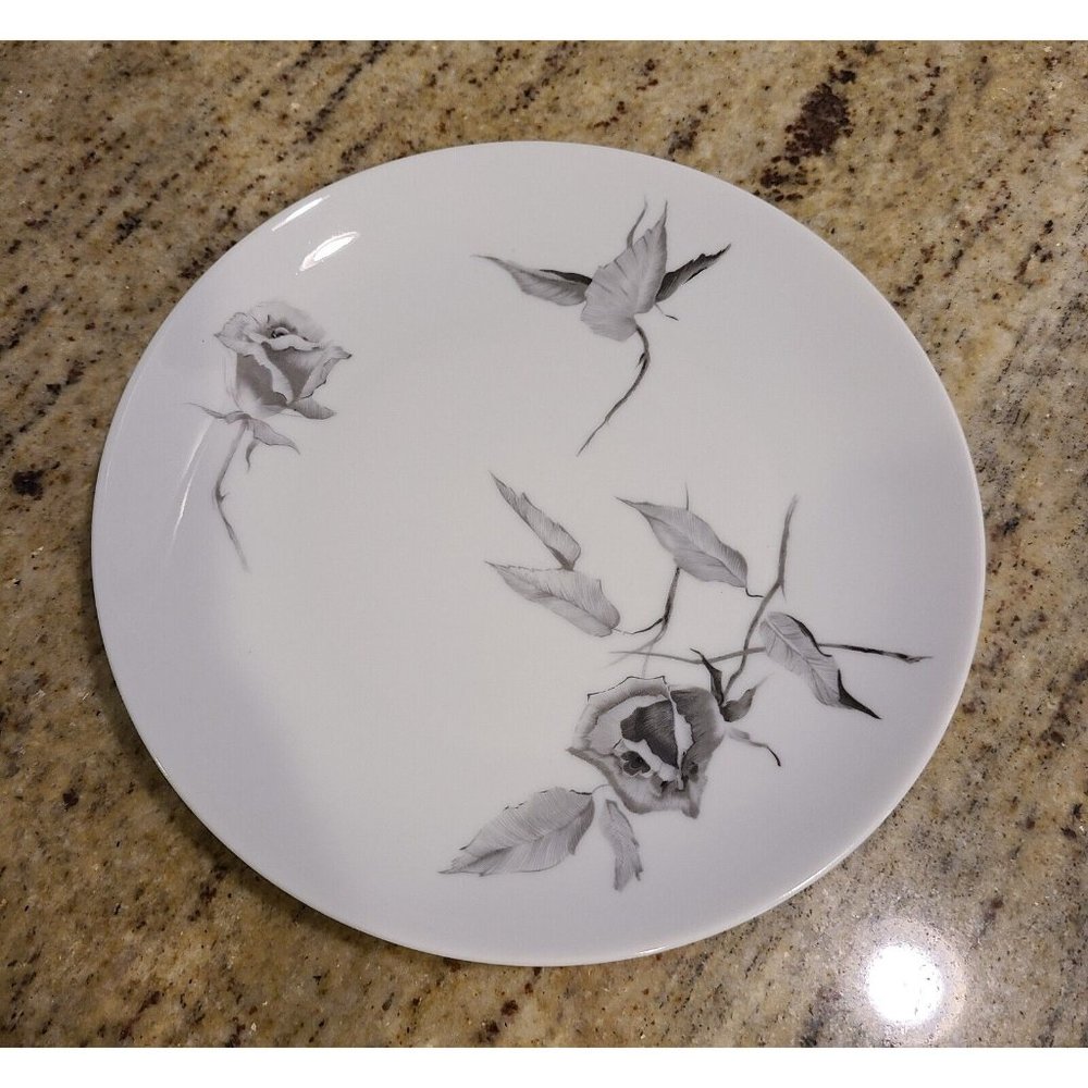 Rosenthal Continental China Jet Rose Salad Plate Raymond Loewy 7.5"